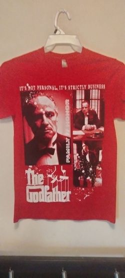 Red The Godfather Mens Graphic T-Shirt