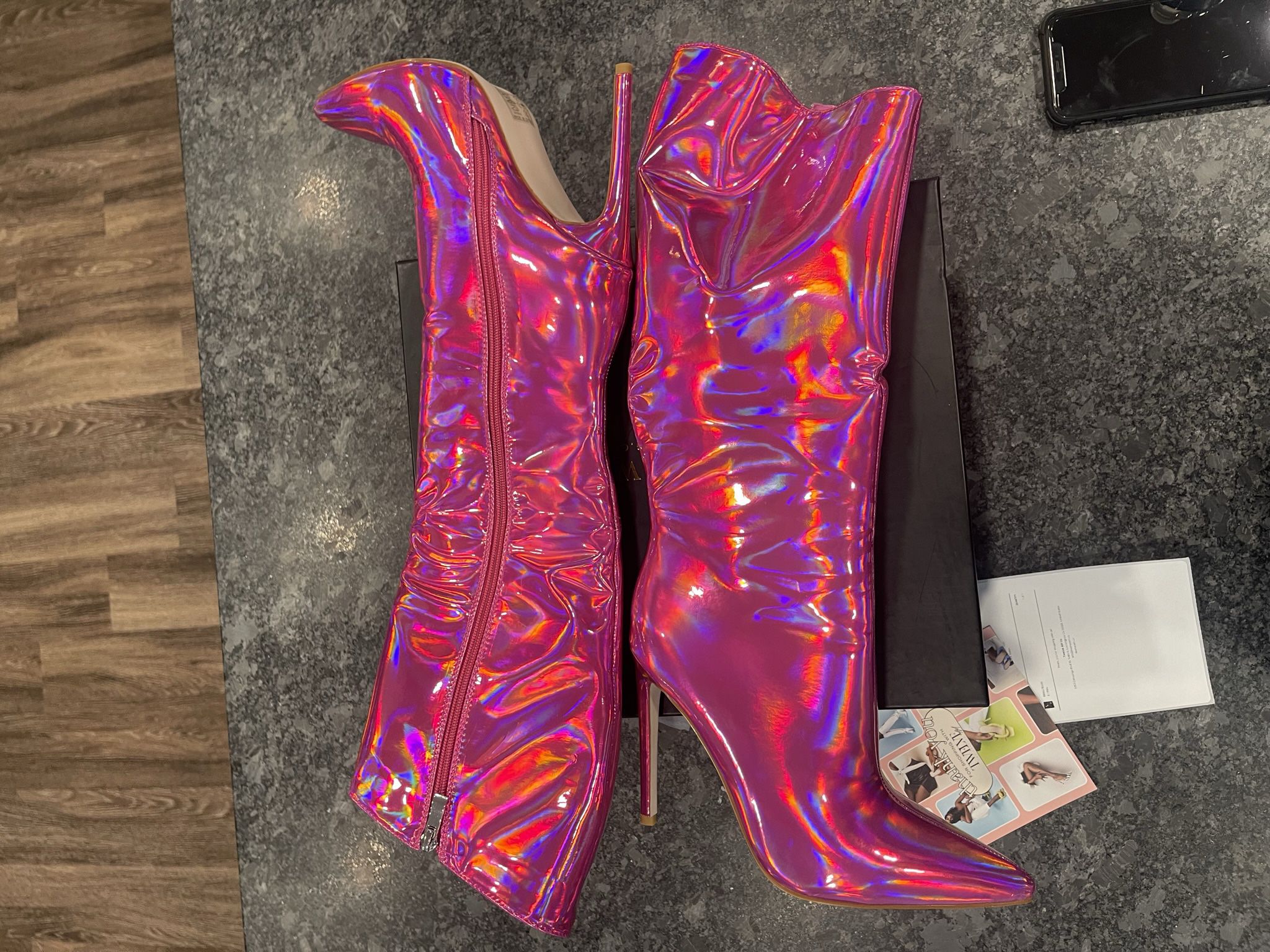 Women’s Hot Pink Boots (New)
