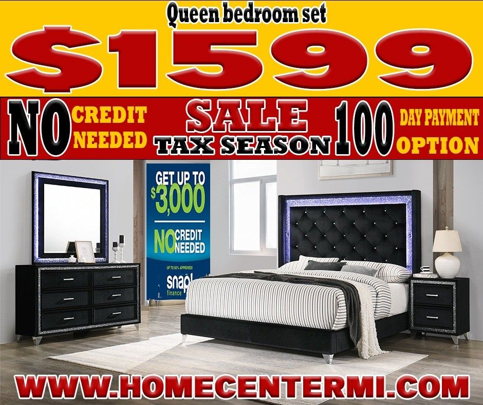 Bedroom Fabric Queen Size