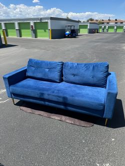Blue couch