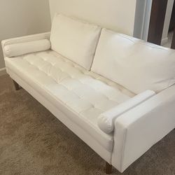 Light Gray Mid-Century Modern Sectional Sofa