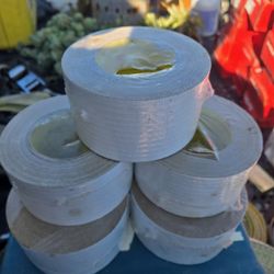 3M™ Venture Tape™ Film Faced ASJ Tape 106FXP, White, 72 mm x 45.7 m, 5 Rolls