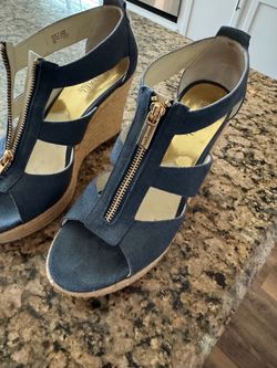 Michael Kors Blue Wedge Shoes - Queen Creek area