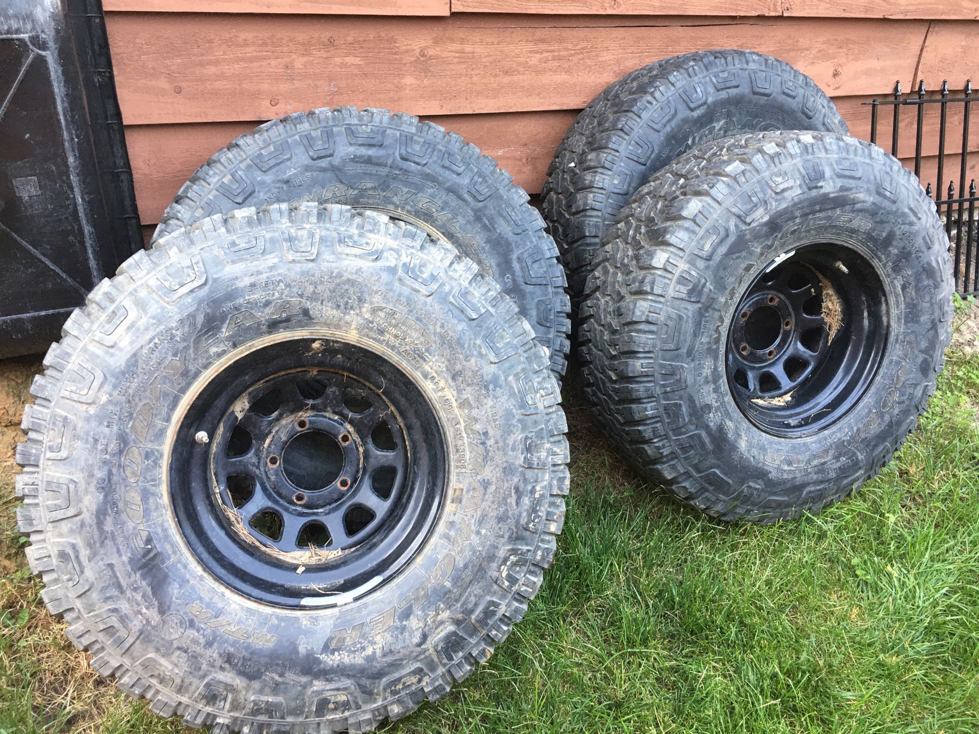 Mud Tires from Ford Bronco 37” Goodyear Wrangler