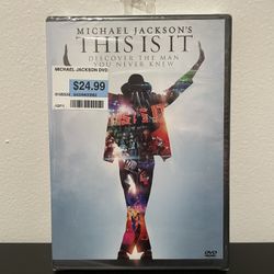 Michael Jackson’s This Is It DVD NEW SEALED Movie Documentary Concerts 2009