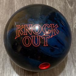 Brunswick Knockout Black & Blur bowling ball - 15lb