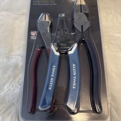 Klein Tools 3-Piece Pliers & Wire Stippers Kit # D2139NEKIT24