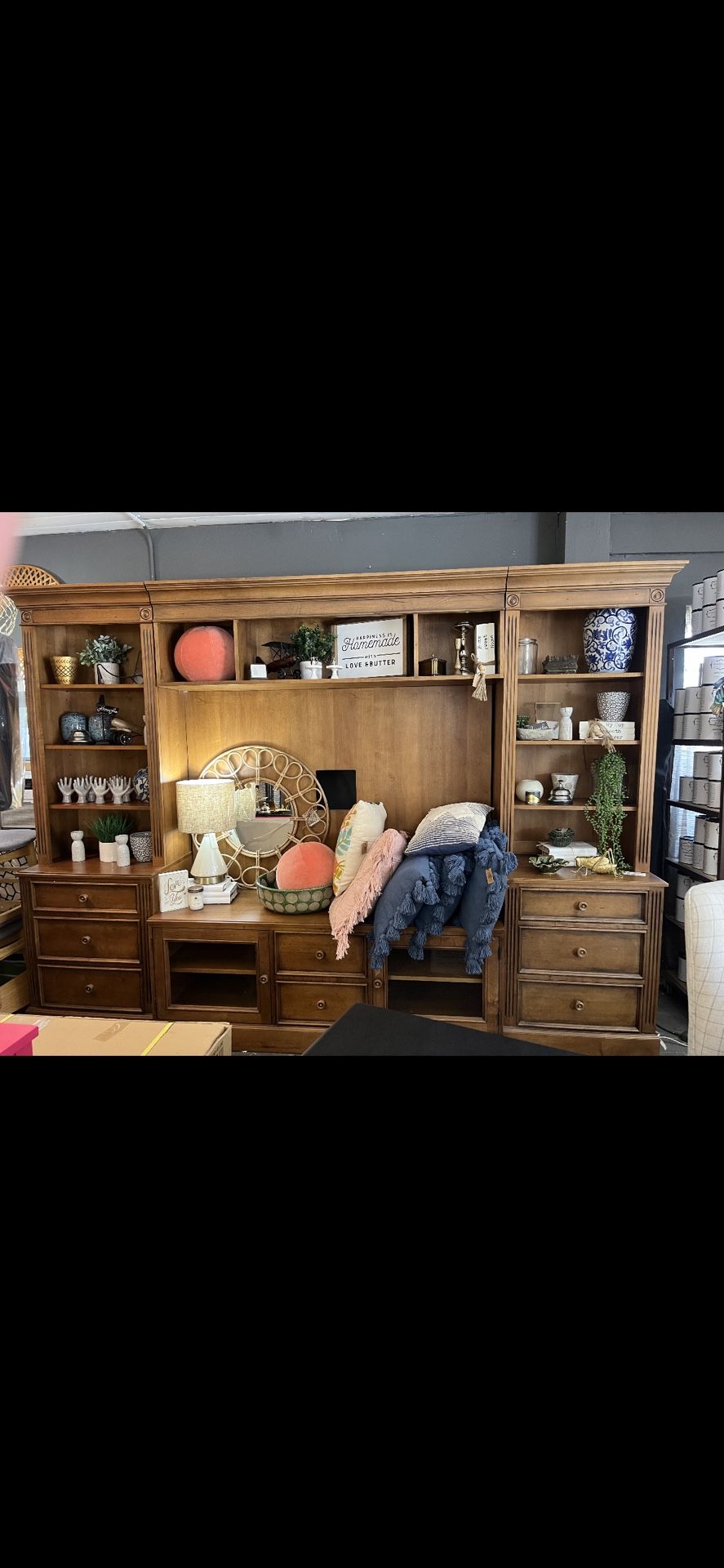 Ethan Allen Bookshelves/Wall Unit