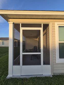 New Screen porch