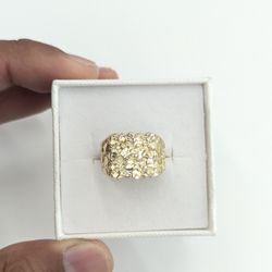 10kt Real Gold Nugget Ring