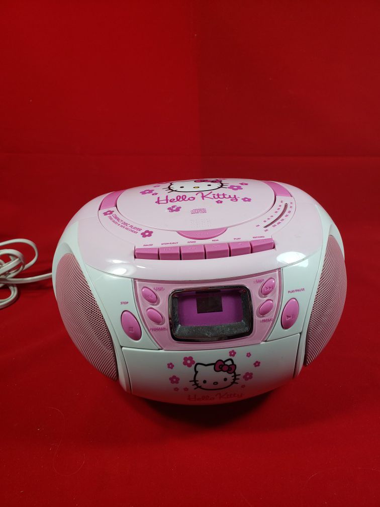 Hello Kitty CD, Radio, cassette player