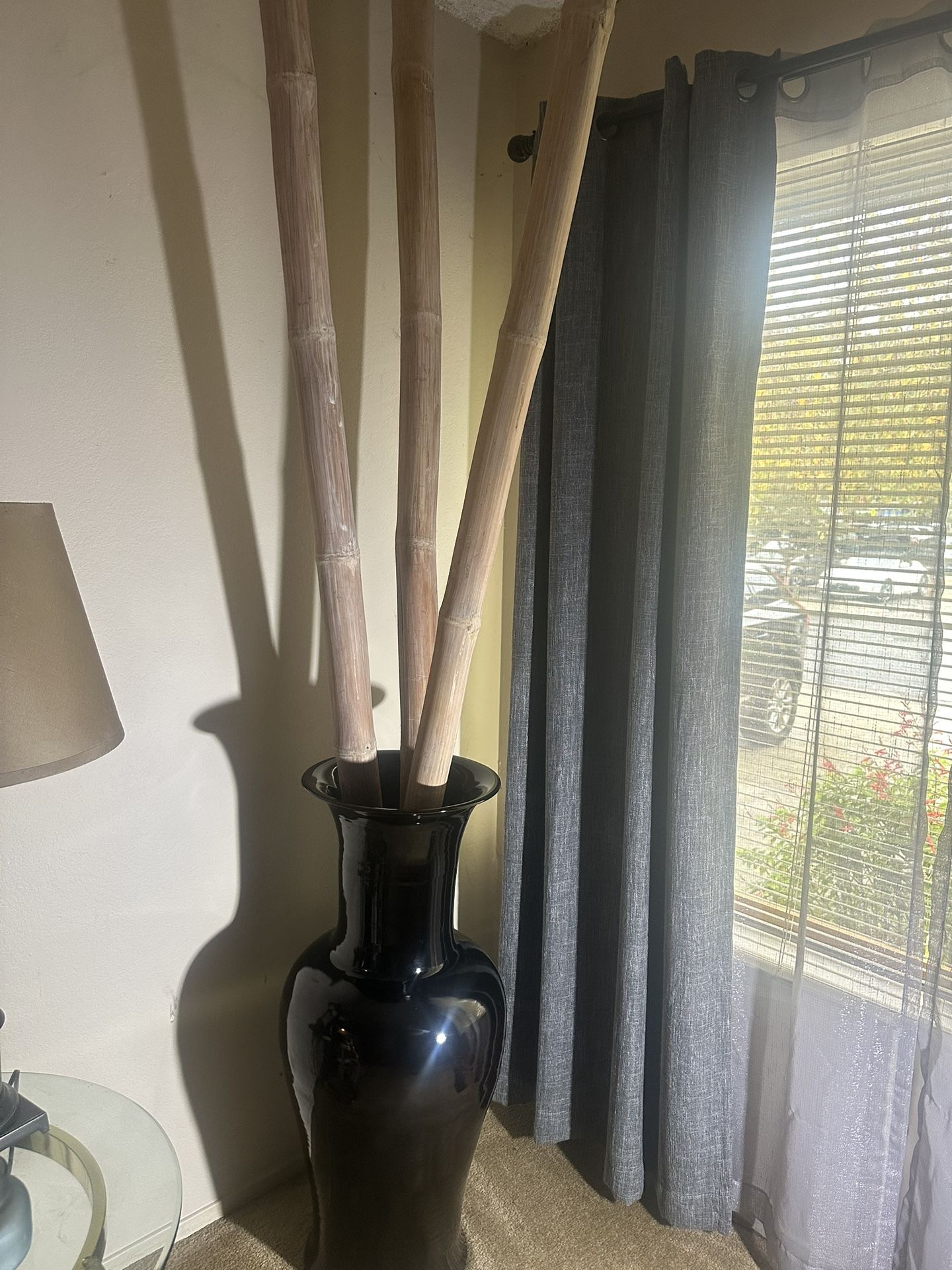 Imported Black Ceramic Vase