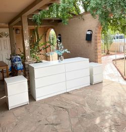IKEA dresser + nightstands set