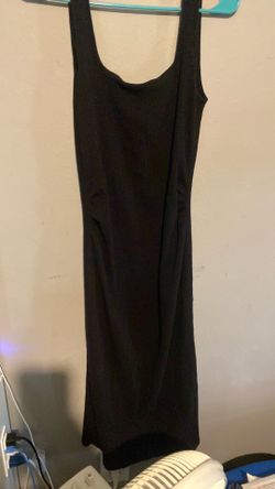 Black maternity dress