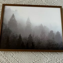Wall Art PNW Bigfoot Style Woods Cabin 