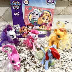 Paw Patrol 50 piece Puzzle + 5 My Little Pony Figures