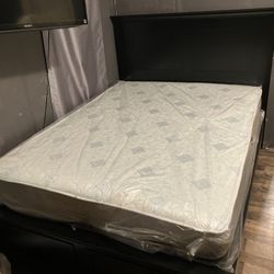Queen Size Bed Frame With Mattress