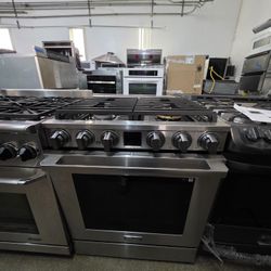 30" DACOR DUAL FUEL RANGE STAINLESS STEEL 