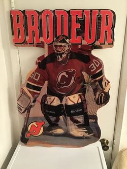 Martin Brodeur New Jersey Devils NHL Wall Clock...(22" x 33") Inches...