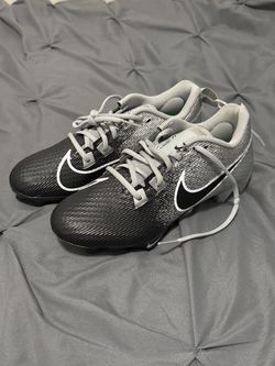 Nike Vapor Edge Speed 360 2 Silver Black White NEW Football Cleats