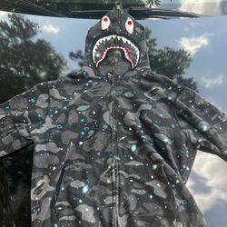 Bape Space Camo Shark Full Zip 
