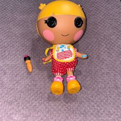 Lalaloopsy doll Littles scribbles snuggle splash with bib