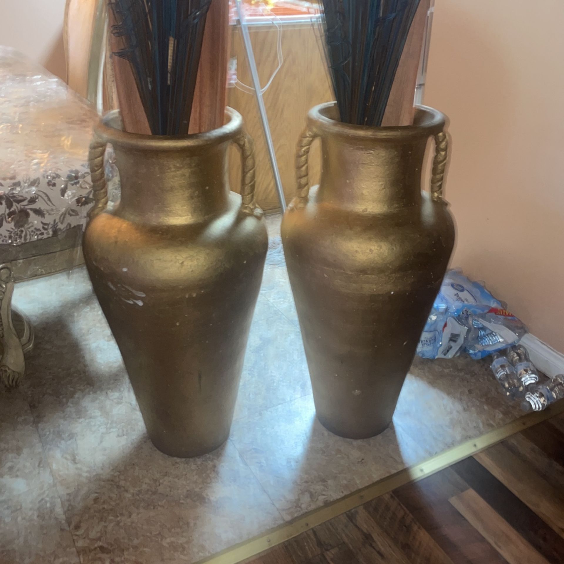 2 Jarrones Grandes Muy Bonitos