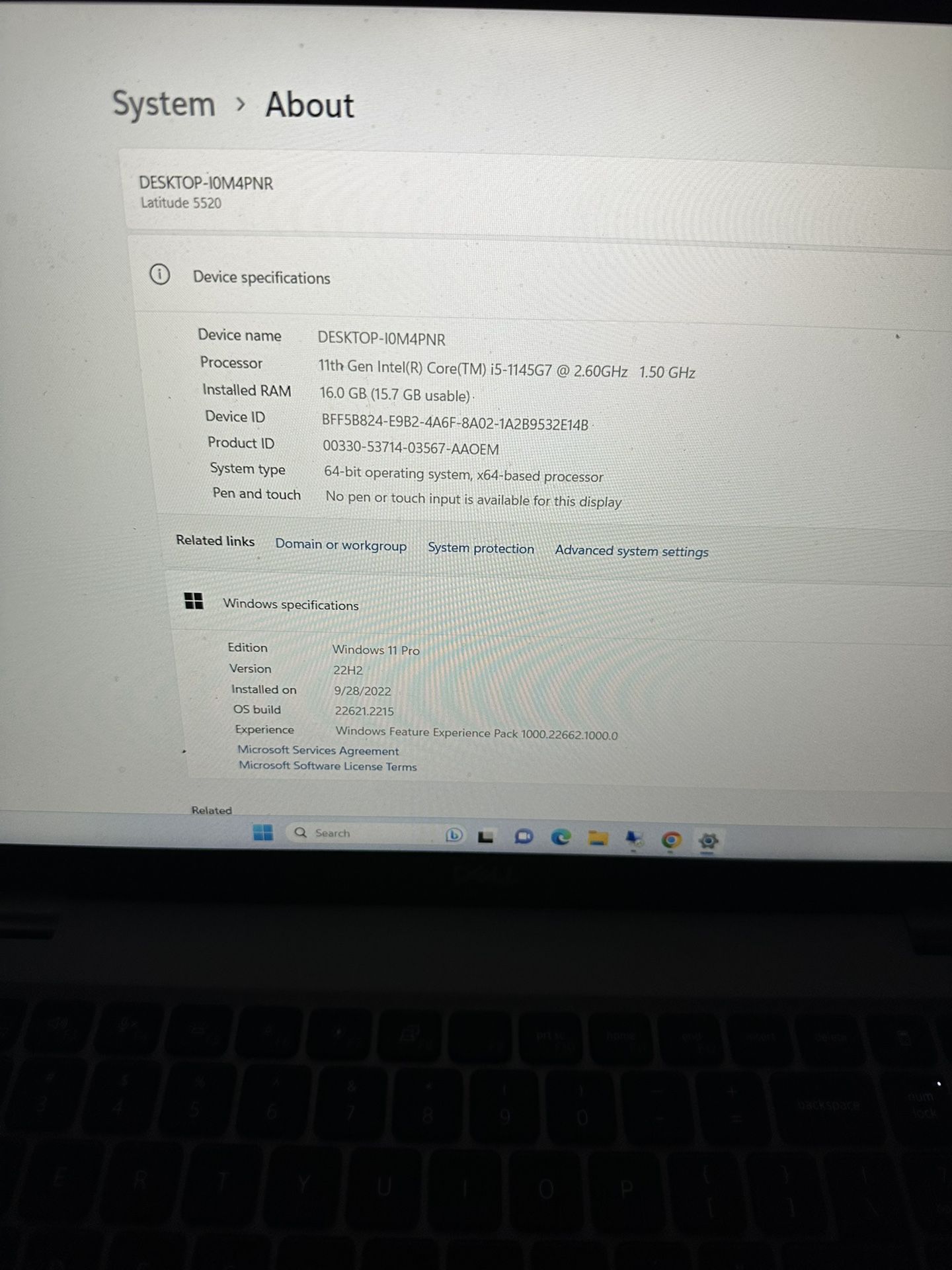 Dell Latitude 5520