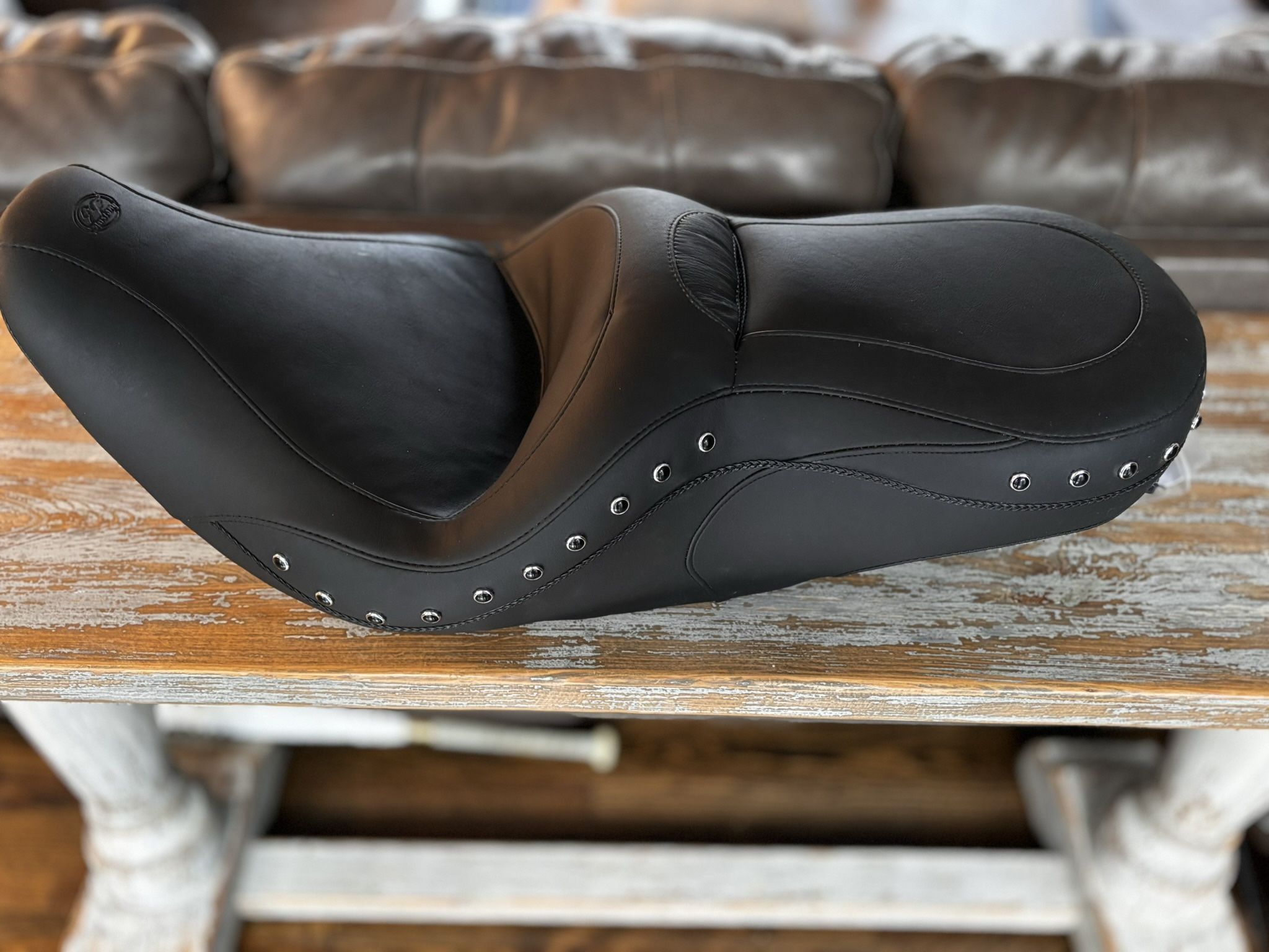 mustang Harley motorcycle seat