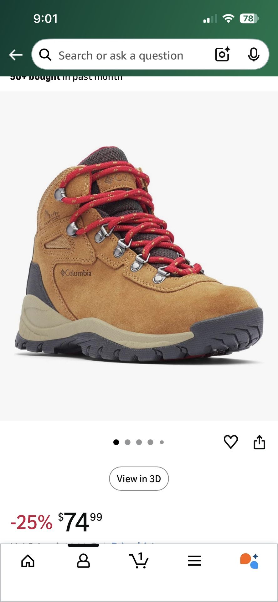 Women’s Columbia Hiking Boots