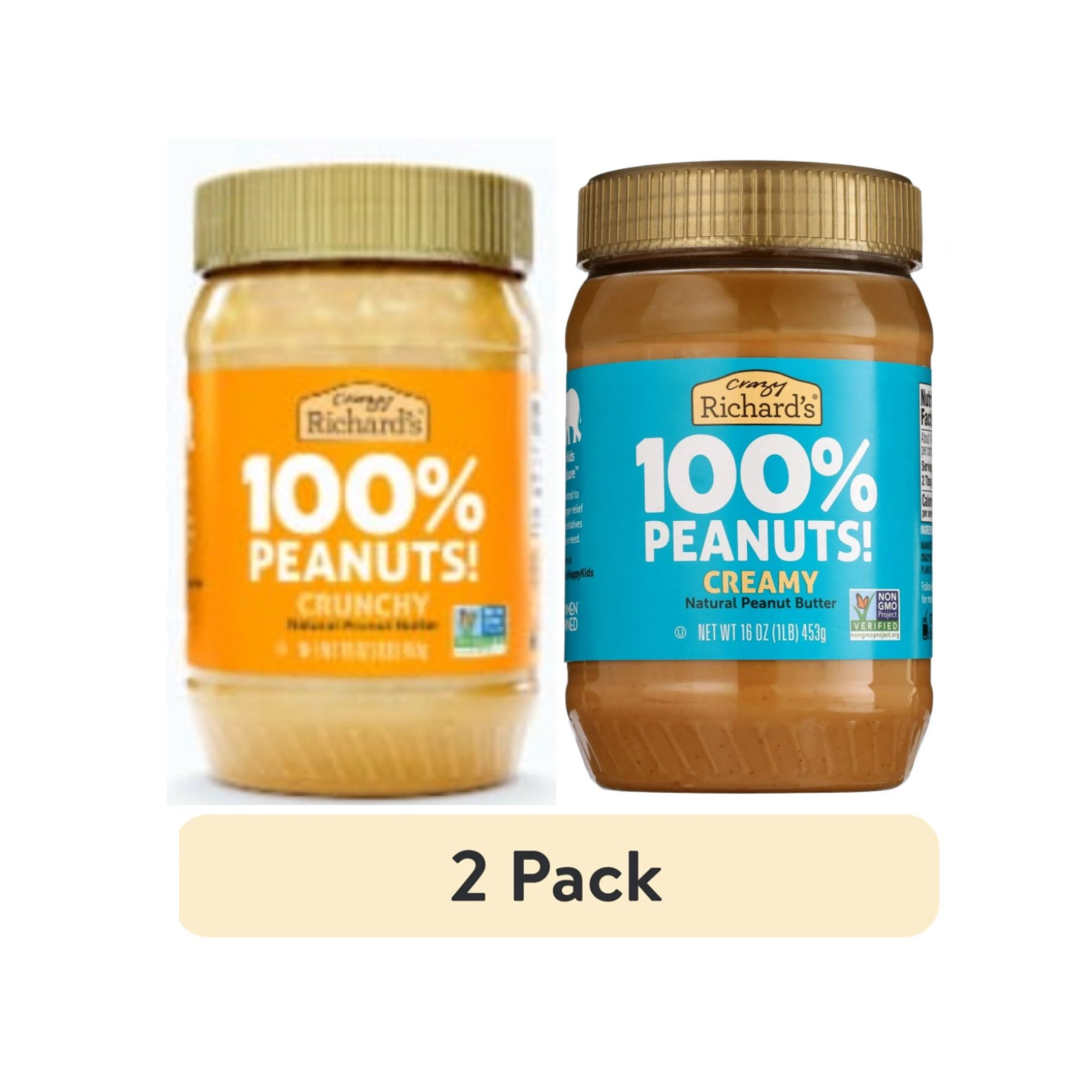Crazy Richard’s 100% Natural Peanut Butter Multi Pack