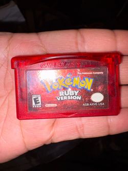 Pokemon ruby version authentic
