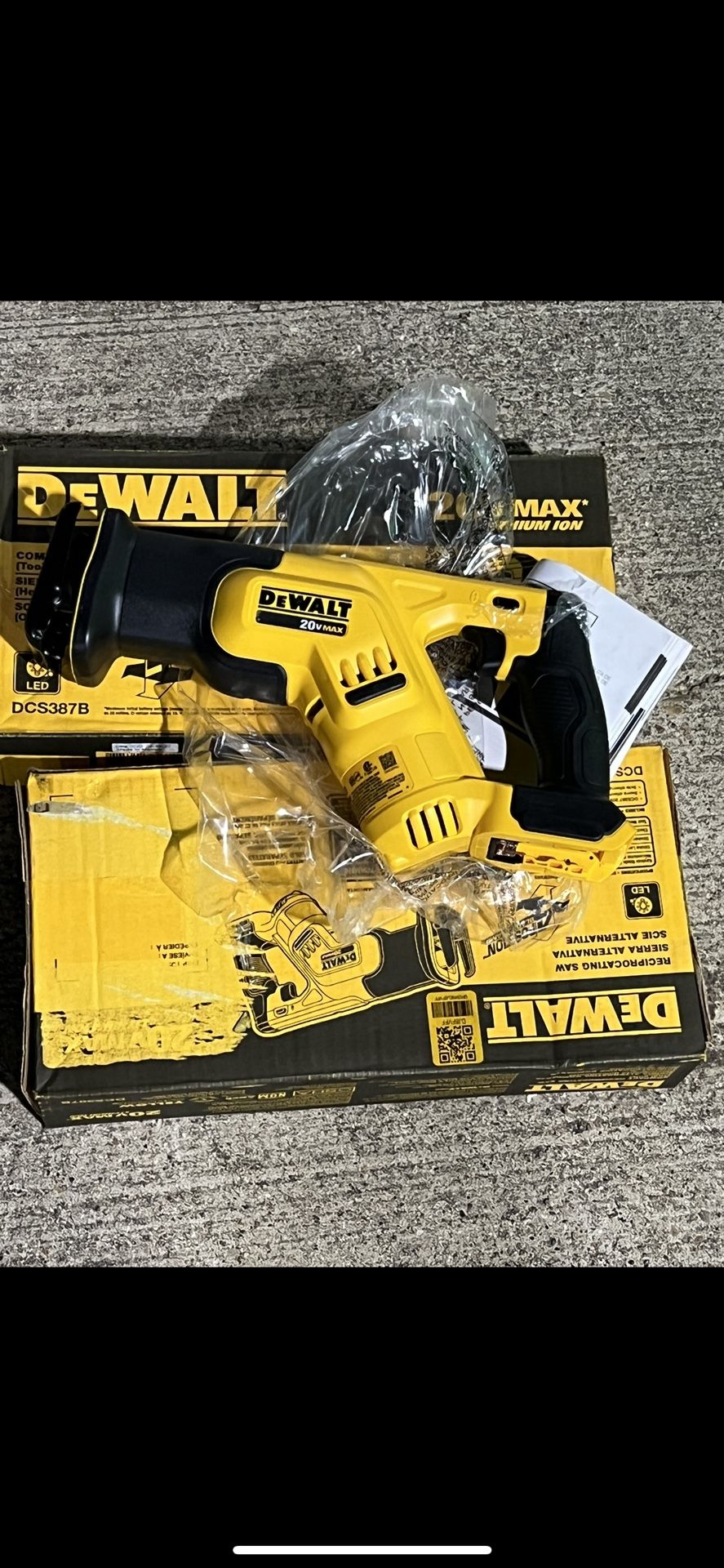 Dewalt Sawzall Tool Only New Nuevo $130