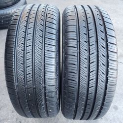 2 USED TIRES YOKOHAMA 225/60/17