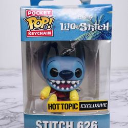 Funko Pop Disney Lilo & Stitch 626 Pocket Pop Hot Topic Exclusive