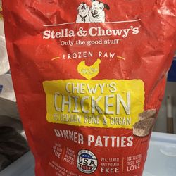 Stella & Chewys Frozen Raw Patties(chicken)