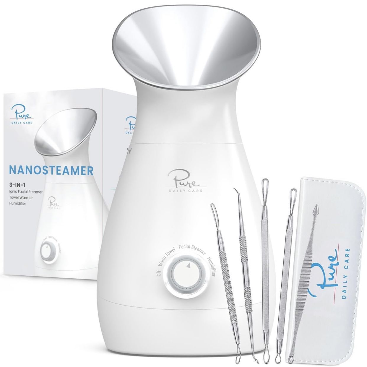 3-in-1 Nano Ionic Facial Steamer