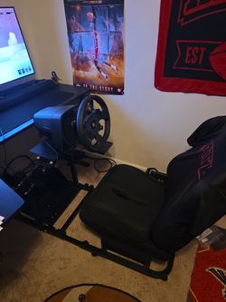 Logitech pro wheel and racing seat