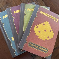 Set Of 4 Minecraft Books 