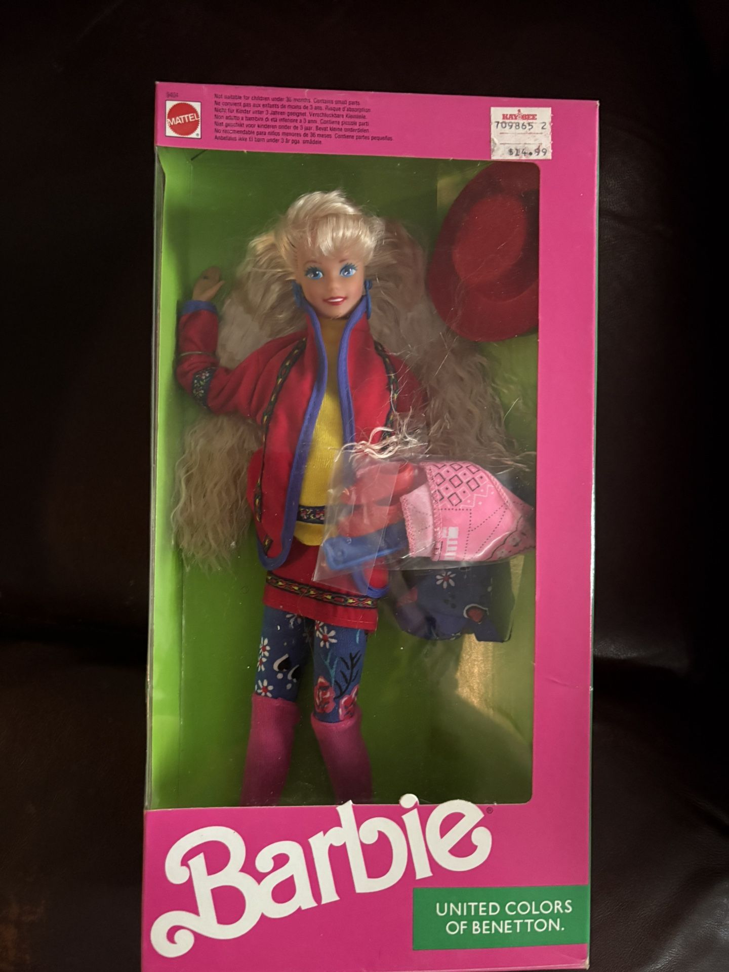 1990 Vintage Barbie United Colors Of Benetton