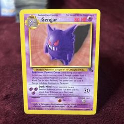 Gengar 20/62 - Fossil Regular - Pokemon TCG Non Holo