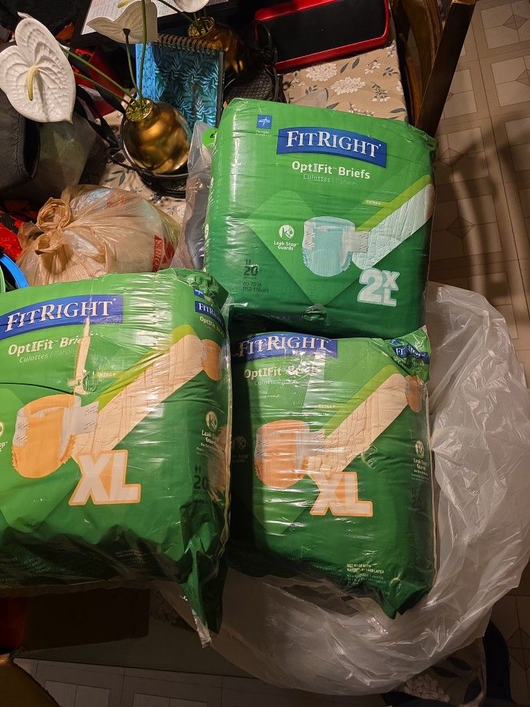 FREE Adult Diapers XL & 2XL