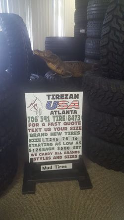 LT 245 75 16 MT BRAND NEW TIRE TIRES $125 EACH $500 SET