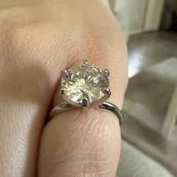 NEW and Gorgeous 3.04 Carat Lab Diamond Ring 