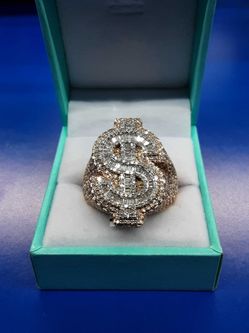 Men's Ring - Rose Gold 10k (.417) 15.2 grams Size 10