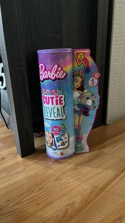 New BARBIE CUTIE REVEAL UNICORN PLUSH 