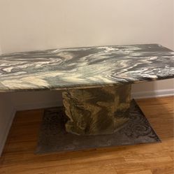 Marble Dining Table  40”x71”