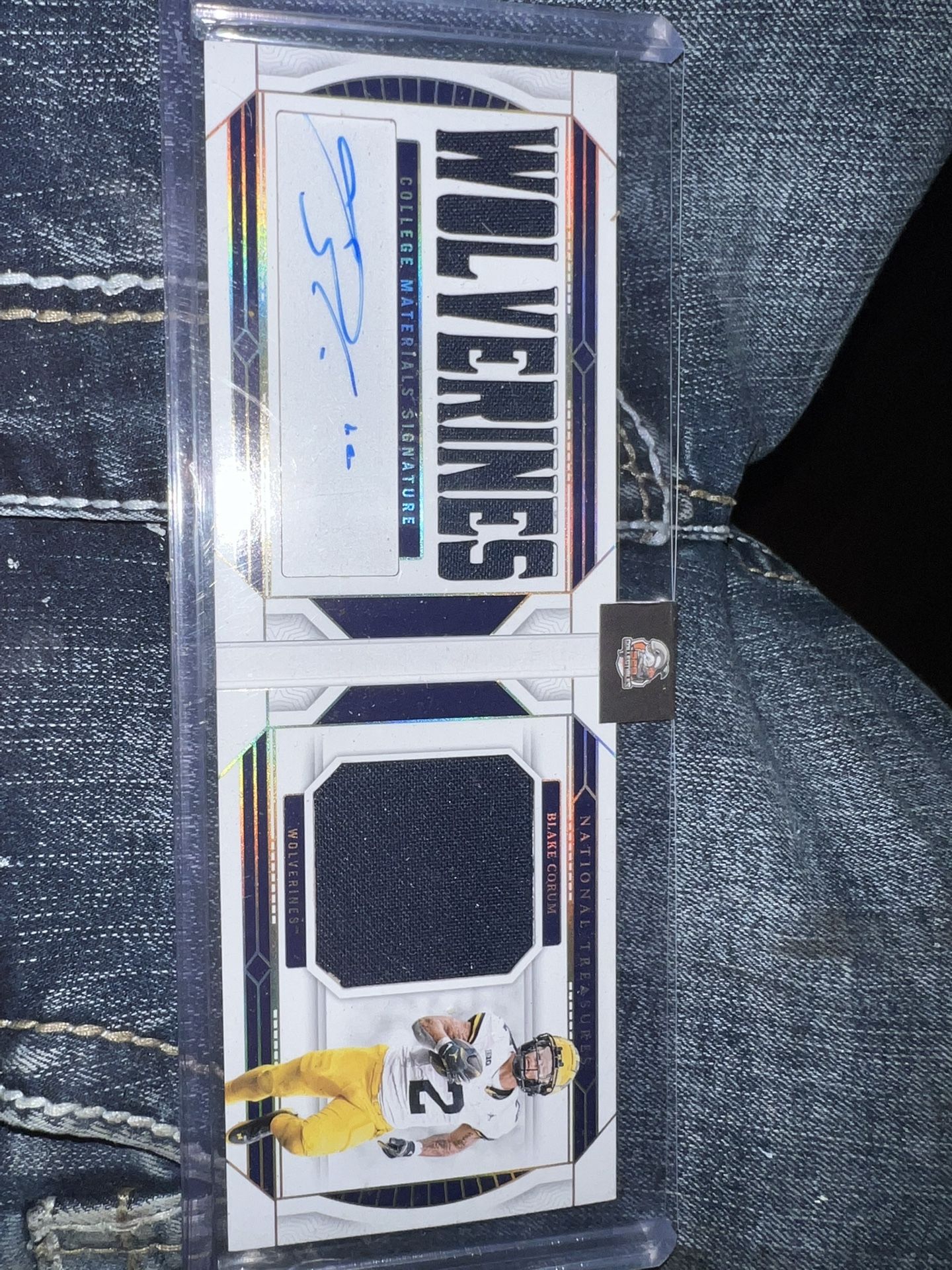 2024 National Treasures 26/49 Blake Corum Auto Booklet