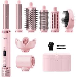 NEW! 8-in-1 Professional Hot Air Styler&Hair Dryer Brush