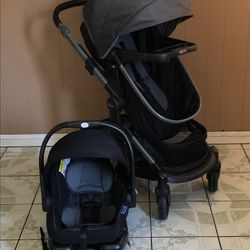 PRACTICALLY NEW GRACO MODES TRIO NEAR TO ME MODULAR TRAVEL SYSTEM STROLLER CAR SEAT AND BASSINET 3 IN 1